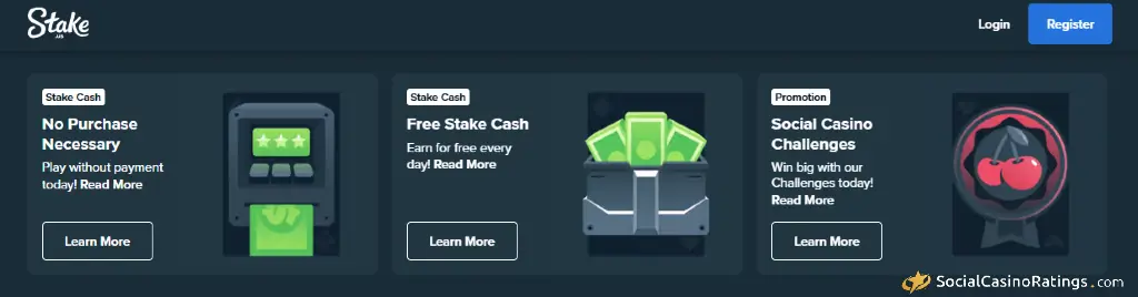Stake.us Website